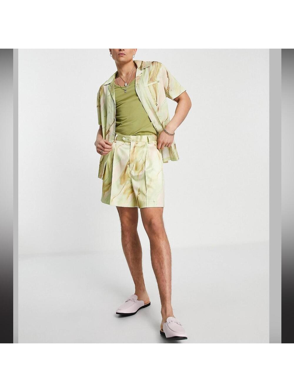 ASOS menβs / 2pc set bermuda shorts and shirt